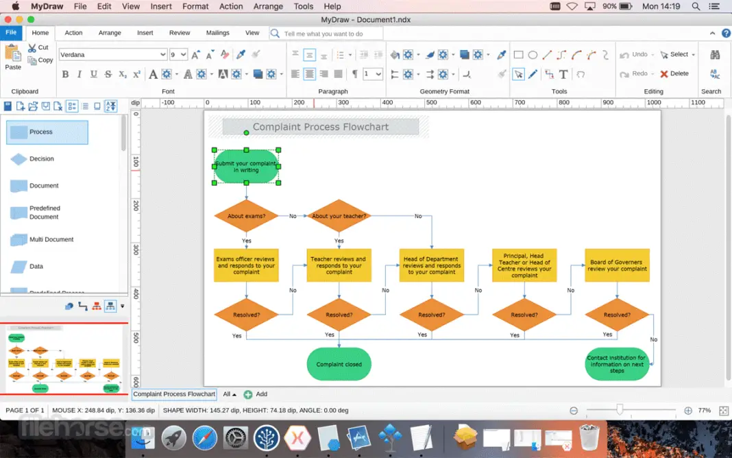 mac flowchart software techyv mac flowchart software techyv