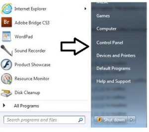 OPEN CONTROL PANNEL