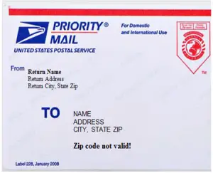 Notify About The Usps Priority Mail Label Template With The Variants ...