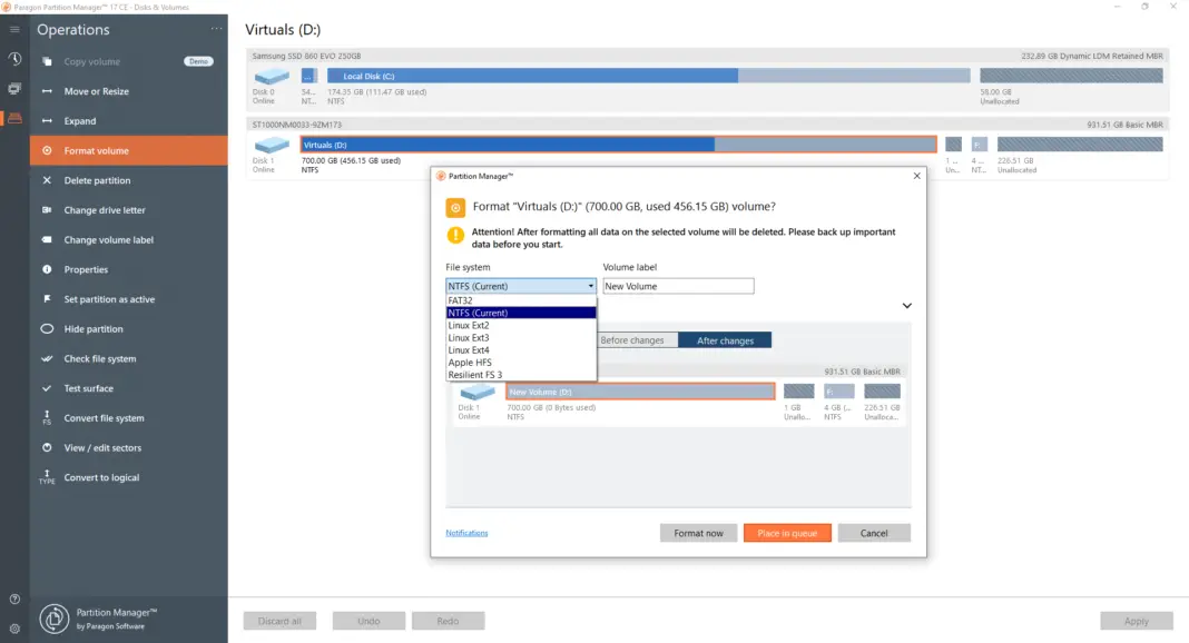 can resize c drive paragon partition manager can resize c drive paragon partition manager