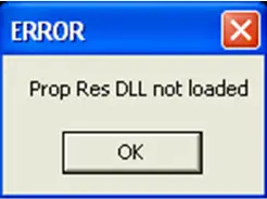 prop-res-dll-not-loaded
