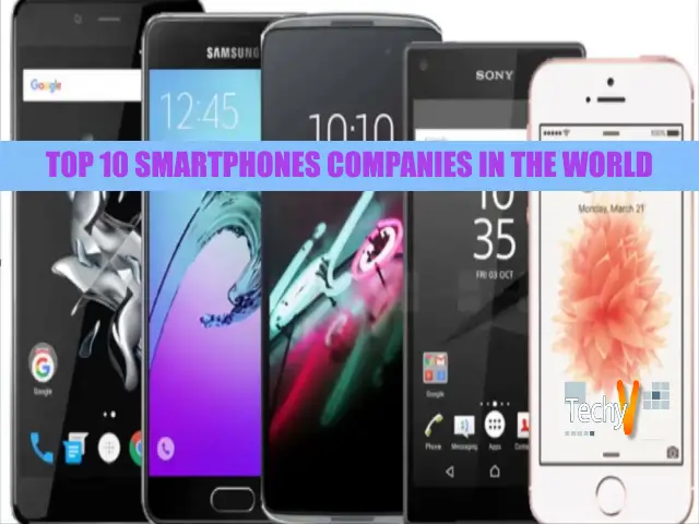 hundehvalp resterende Dyrt Top 10 Smartphones Companies In The World - Techyv.com