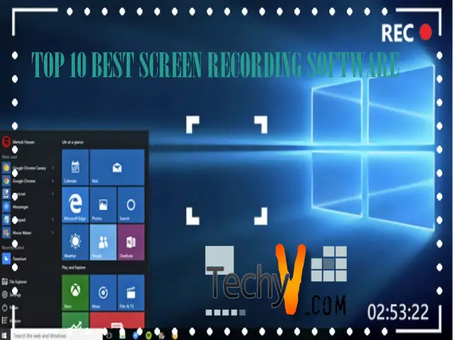 Top Ten Best Screen Recording Software