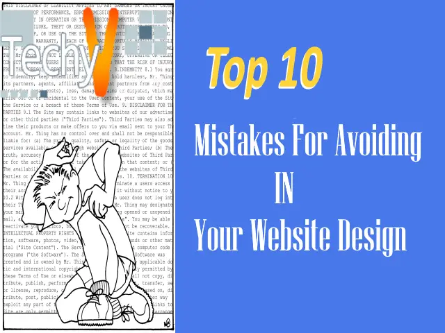 Top 10 Mistakes For Avoiding In Your Website Design