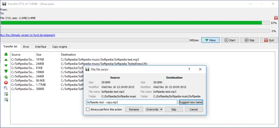 set ultracopier as default