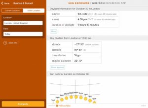 Wolfram-Sun-Exposure-informed-about-the-weather