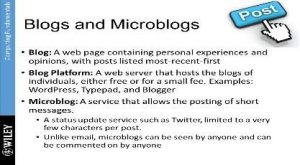 difference between blog and micro blog