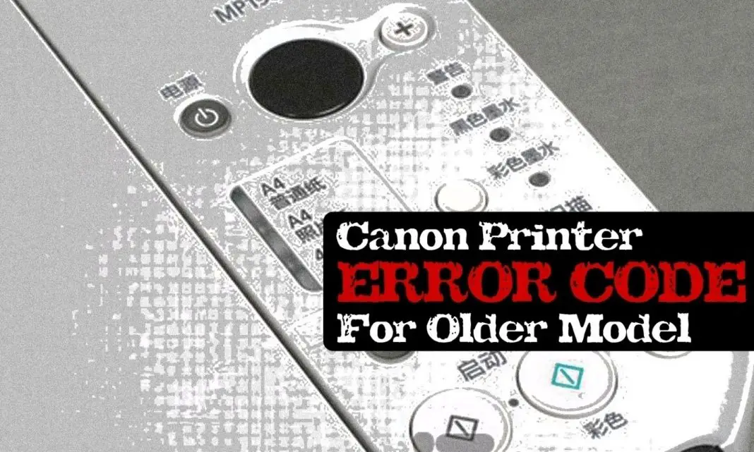 canon code panne 899