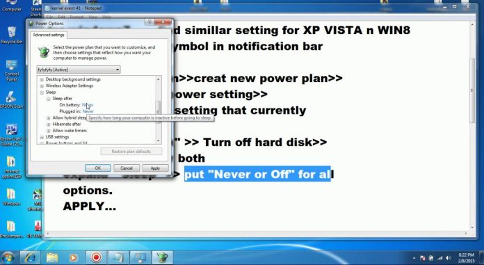 event viewer critical event id 41