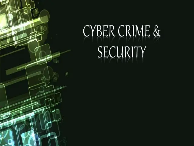 Data Security And Cybercrime