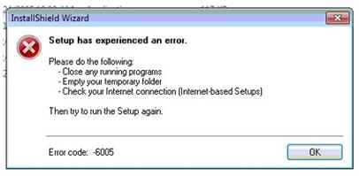 post office error code 6005