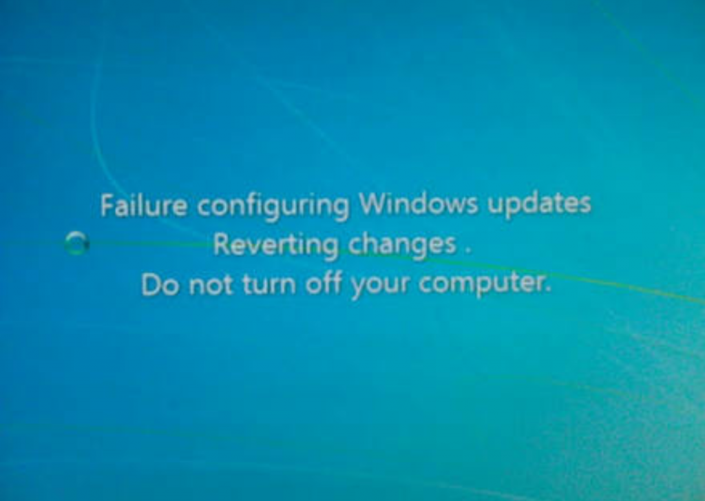 Solution For Failure Configuring Windows Updates Reverting Changes Windows 7 Fix
