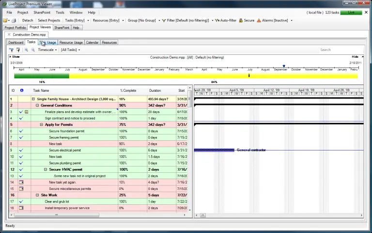 how to view 2 ms project files side by side