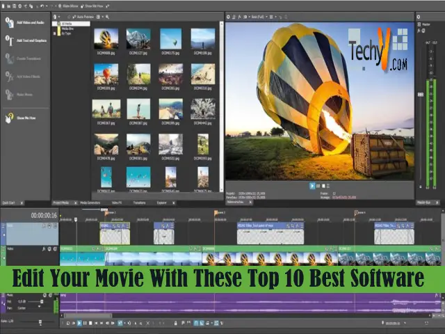 Edit Your Movie With These Top 10 Best Software - Techyv.com