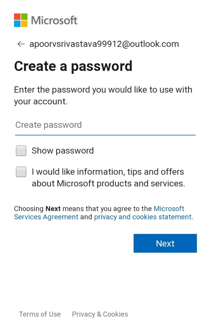 Create A New Outlook Account