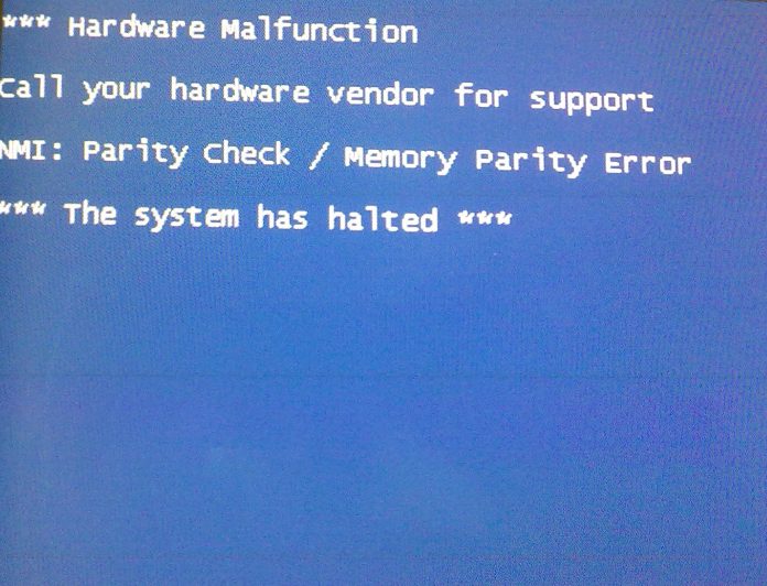 Learn About Parity Check Memory Parity Error System Has Halted