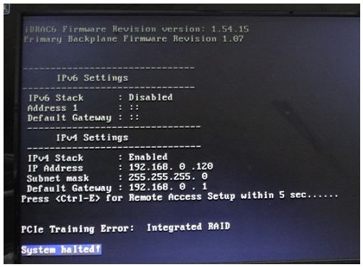 Various Steps Of Pcie Training Error Integrated Raid In Brief. - Techyv.com