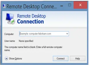 remote desktop connection