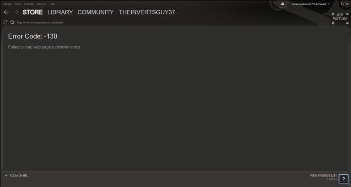 How To Solve The Steam Error Code 130 - Techyv.com