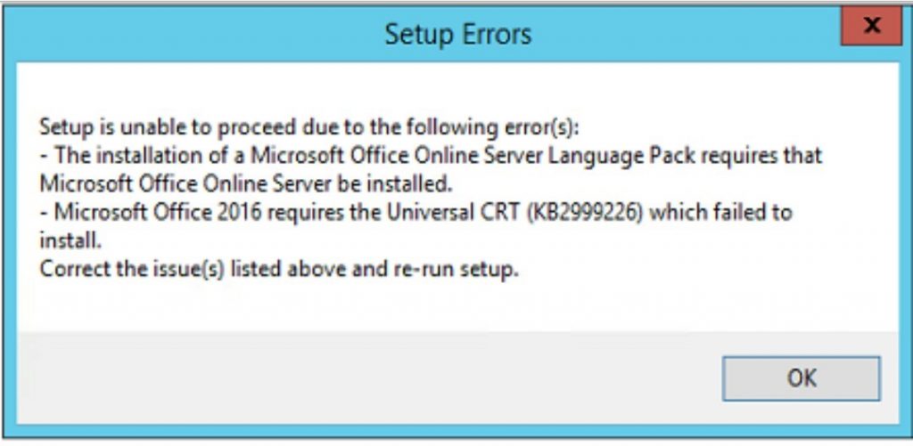 System Error 55 Has Occurred. Why This Installation Requires A Compatible Microsoft Office Program