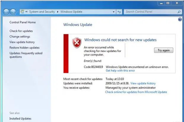 Fix 80244019 Windows Update Error Manually Techyv Fix 80244019 Windows Update Error Manually Techyv