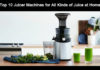 Top 10 Juicer Machines For All Kinds Of Juice At Home