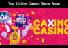 Top 10 Live Casino Game Apps