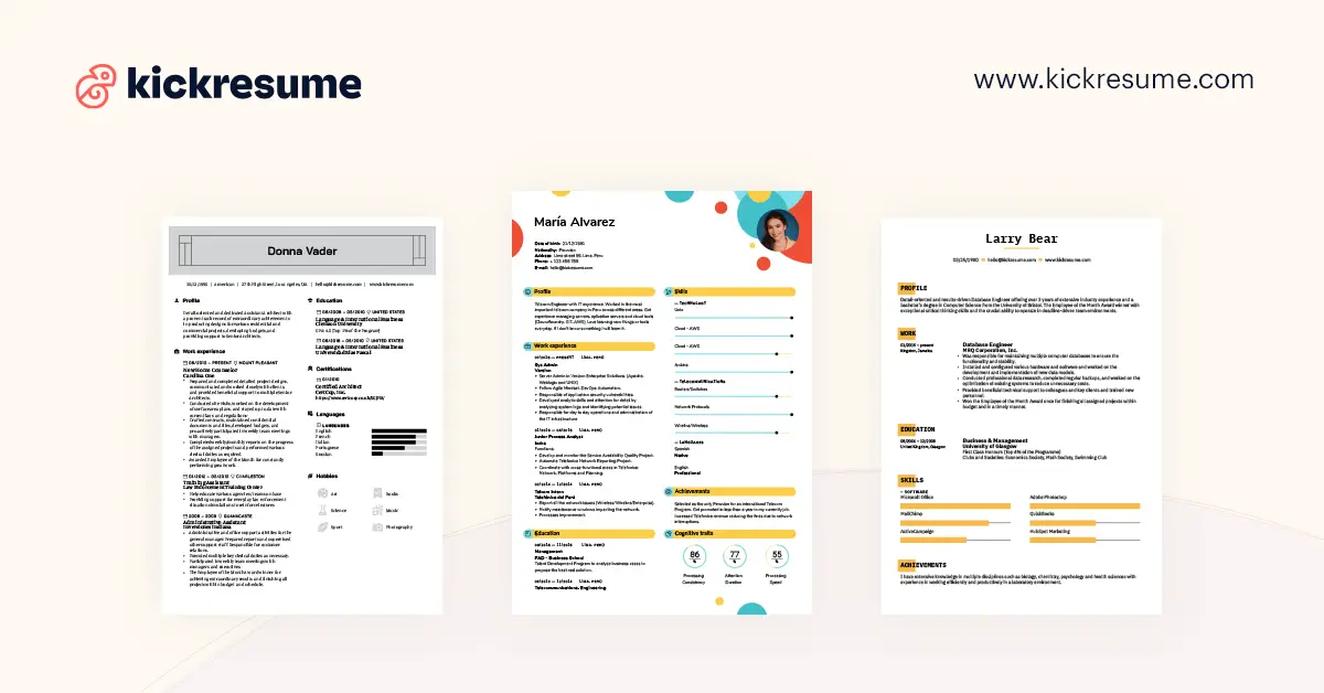 resume builder websites free