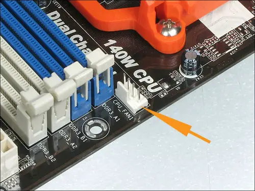 CPU_FAN port for the CPU cooling fan