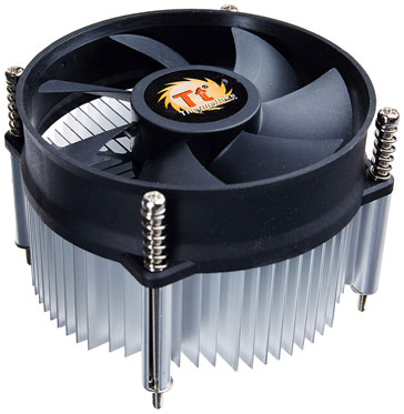 CPU cooling fan with heat sink