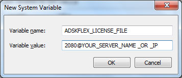 Create new system variable