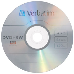 DVD+RW disc