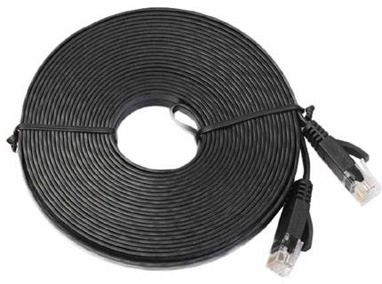 Ethernet cable flat