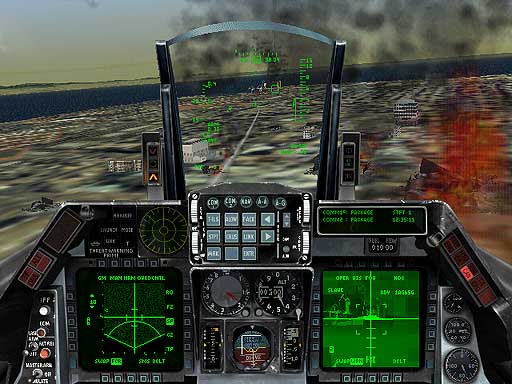 Falcon 4.0 combat flight simulator game