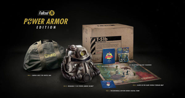 Fallout 76 Power Armor Edition giveaways