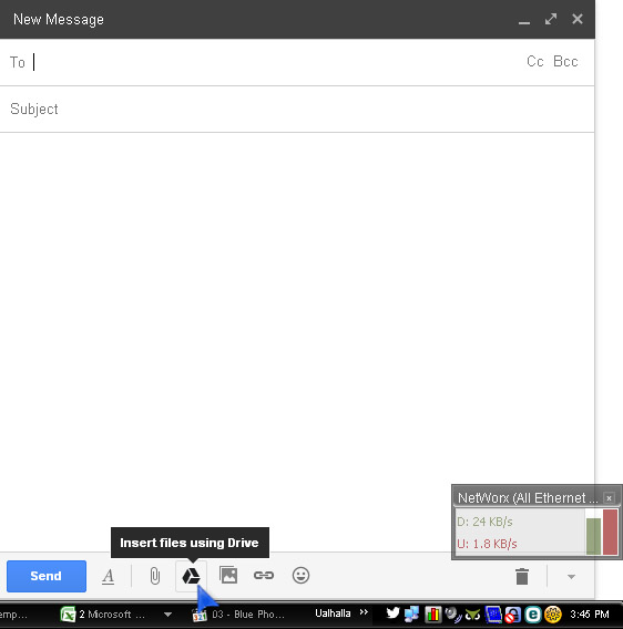 Google Drive attach file to Gmail