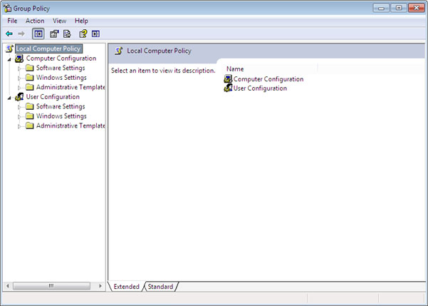 Group Policy Editor
