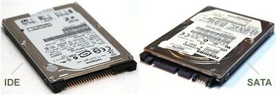 IDE and SATA hard drives