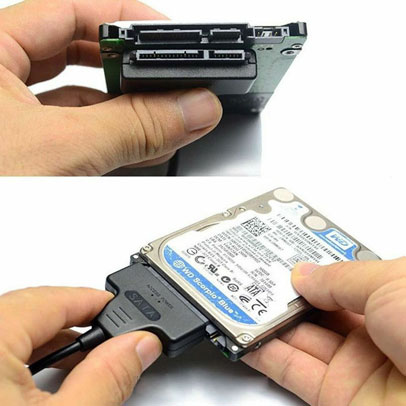 Laptop hard drive to USB adapter