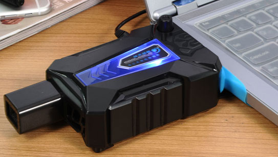 Mini Vacuum Air Extracting USB Cooling Pad