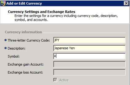 Office Accounting 2009 Professional edit currency