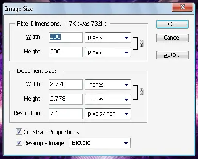 Photoshop reduce width