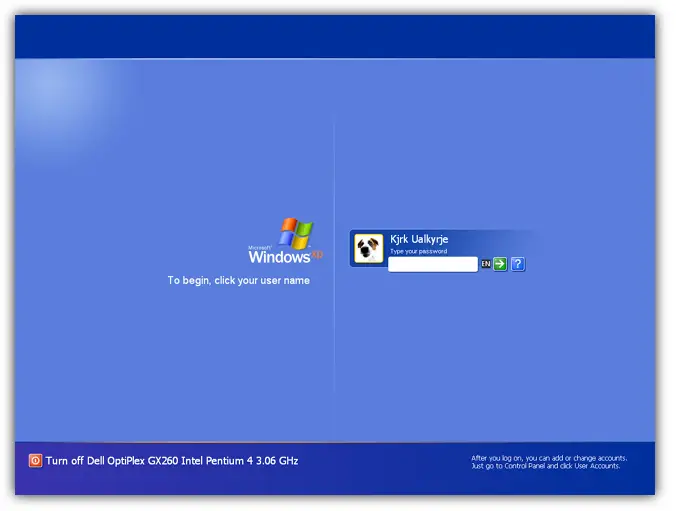 Disable And Turn Off Windows Xp Login Screen And Show Traditional Nt Log On To Windows Box - Tech Journey