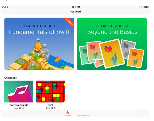 swift-playgrounds-available-lessons