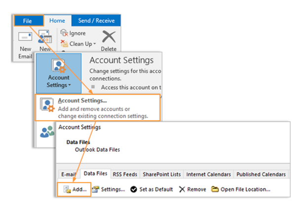 Kindly explain how to open Outlook data file(s) on my computer - Techyv.com