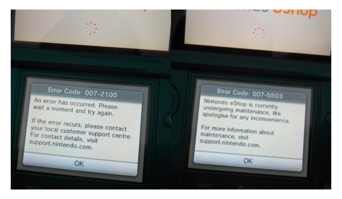 Steps to solve Nintendo eshop error 007 2100 - Techyv.com