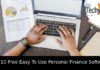 Top 10 Free Easy To Use Personal Finance Software