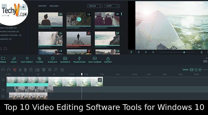 Top 10 Video Editing Software Tools for Windows 10