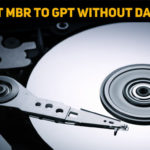 Convert MBR To GPT Without Any Data Loss