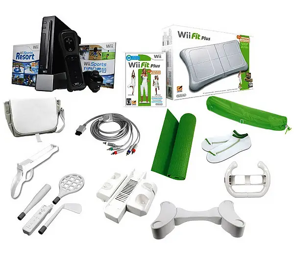 Wii and wii discount fit bundle